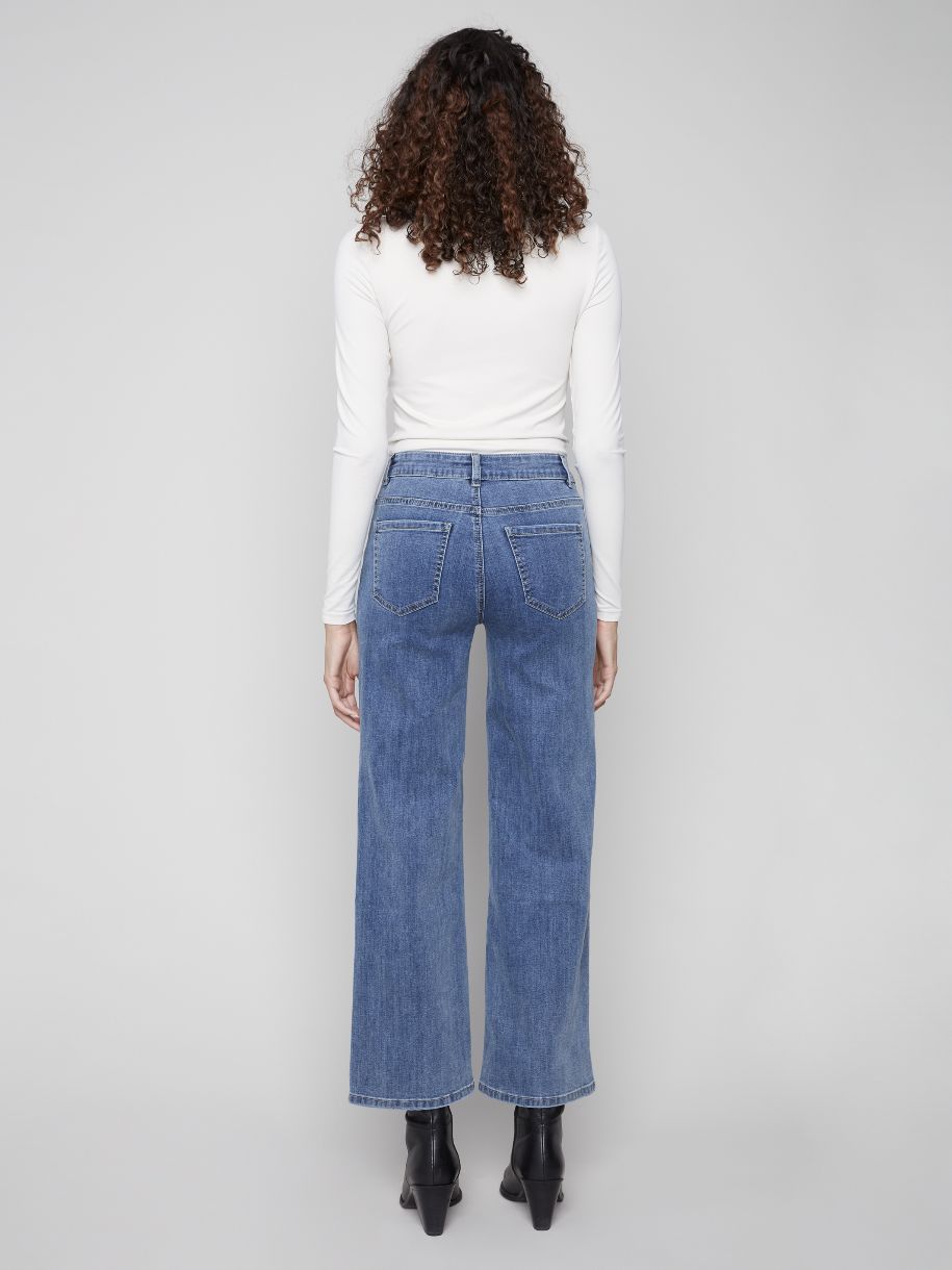 JEANS LARGE CHARLIE B TENIR À COEUR
