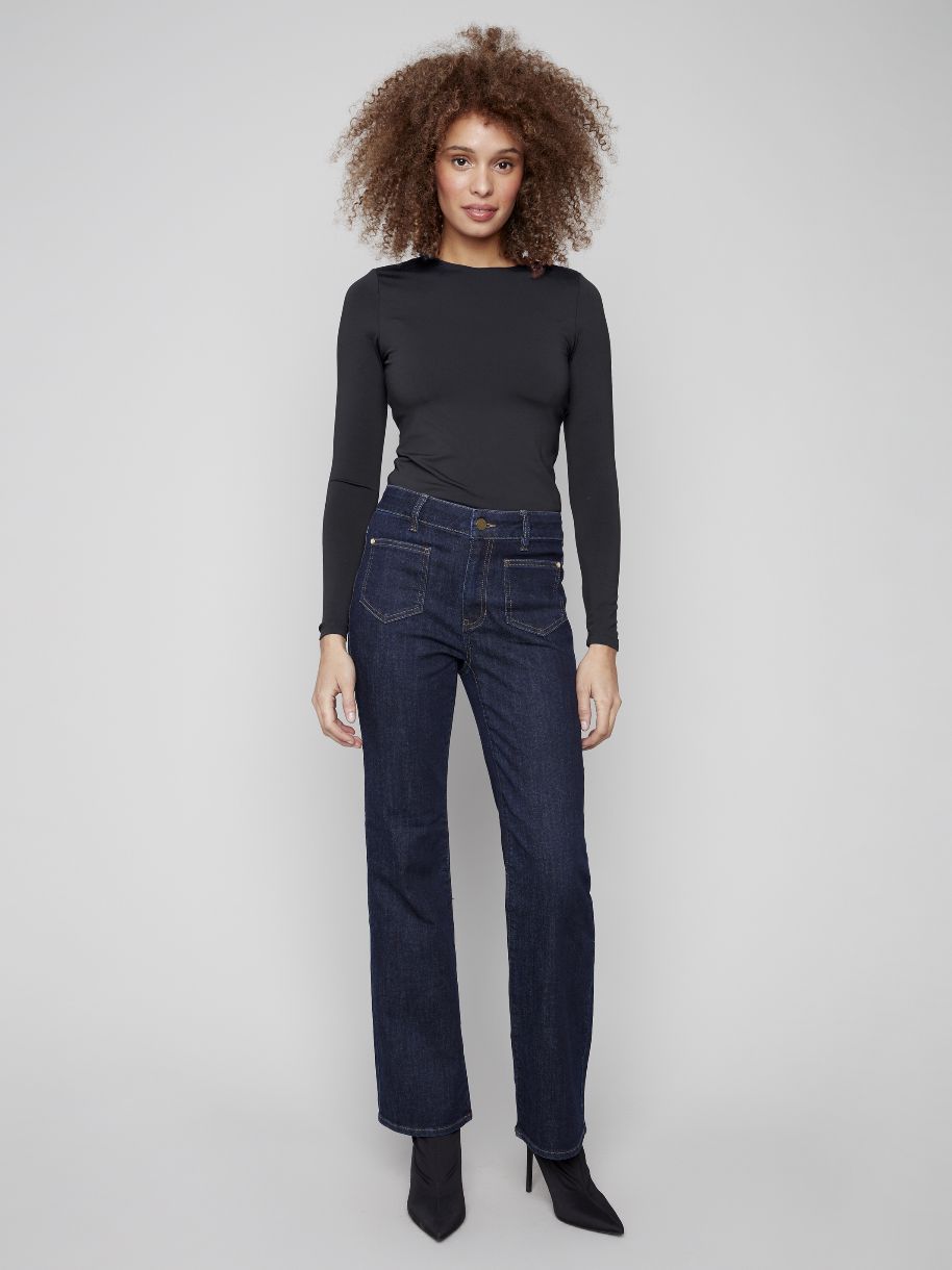 JEANS ÉVASÉ CHARLIE B RÉTRO CHIC