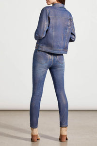 JACKET DE JEANS COUP DE PINCEAU