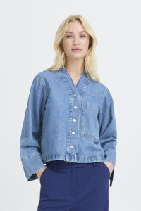 JACKET DE JEANS KACILA TOMBER À PLAT