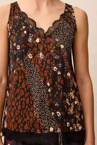 TRIBAL CAMISOLE À DENTELLE