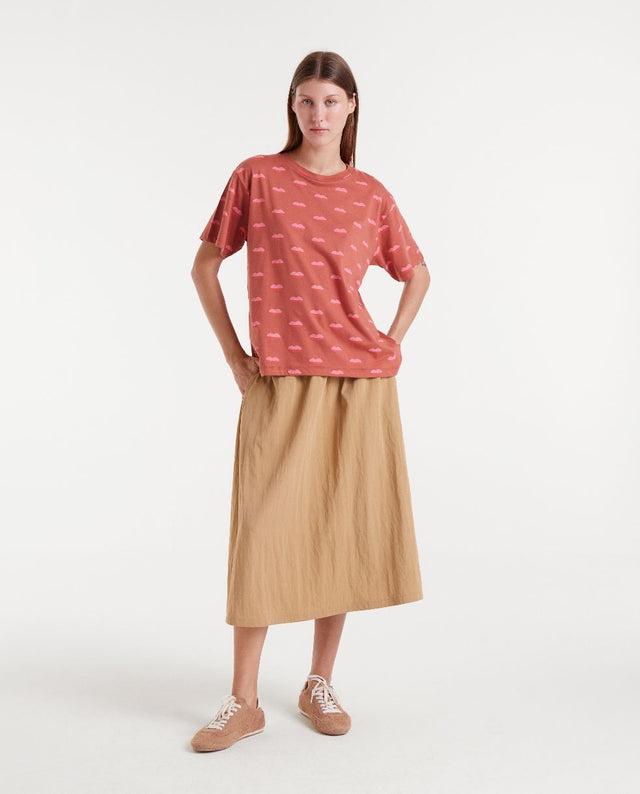 T-SHIRT LÈVRES CHARNUES