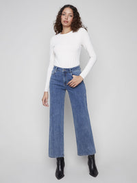 JEANS LARGE CHARLIE B TENIR À COEUR