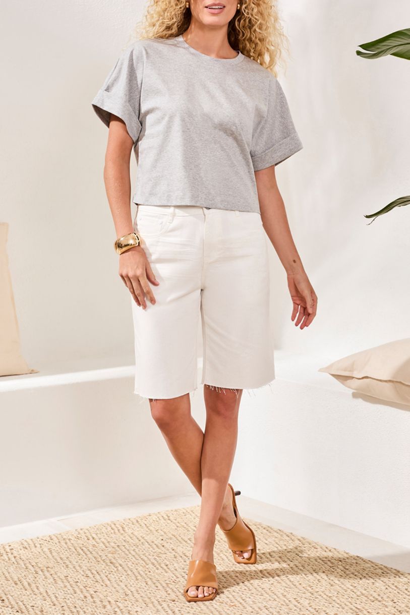 T-SHIRT MERCERISÉ FORFAIT DÉTENTE