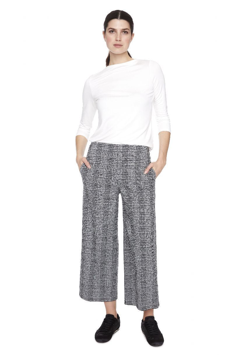 PANTALON LARGE UP ARTIC PLAID TECHNO
