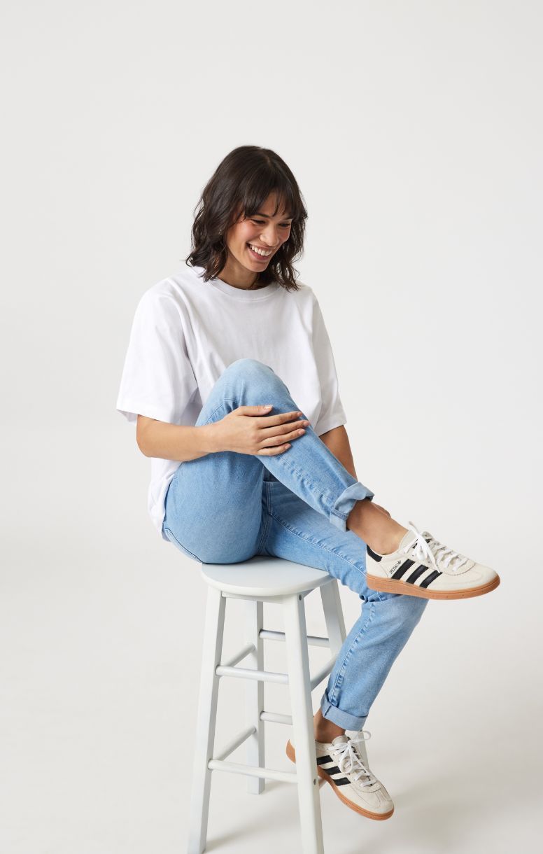 JEANS BOYFRIEND MAVI KATHLEEN LT FEATHER