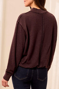 TRIBAL CHANDAIL BUBBLE SWEATSHIRT