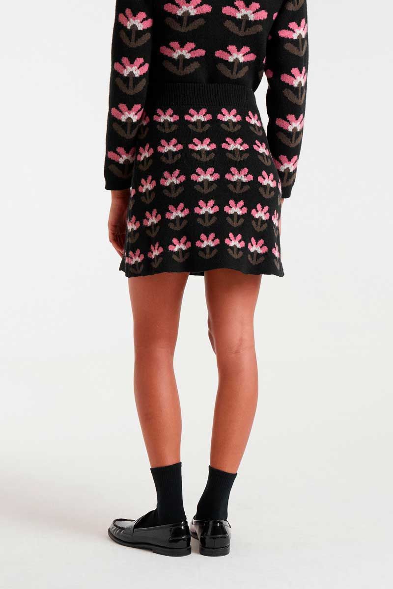 JUPE COURTE BABOUSHKA DANS LES FLEURS