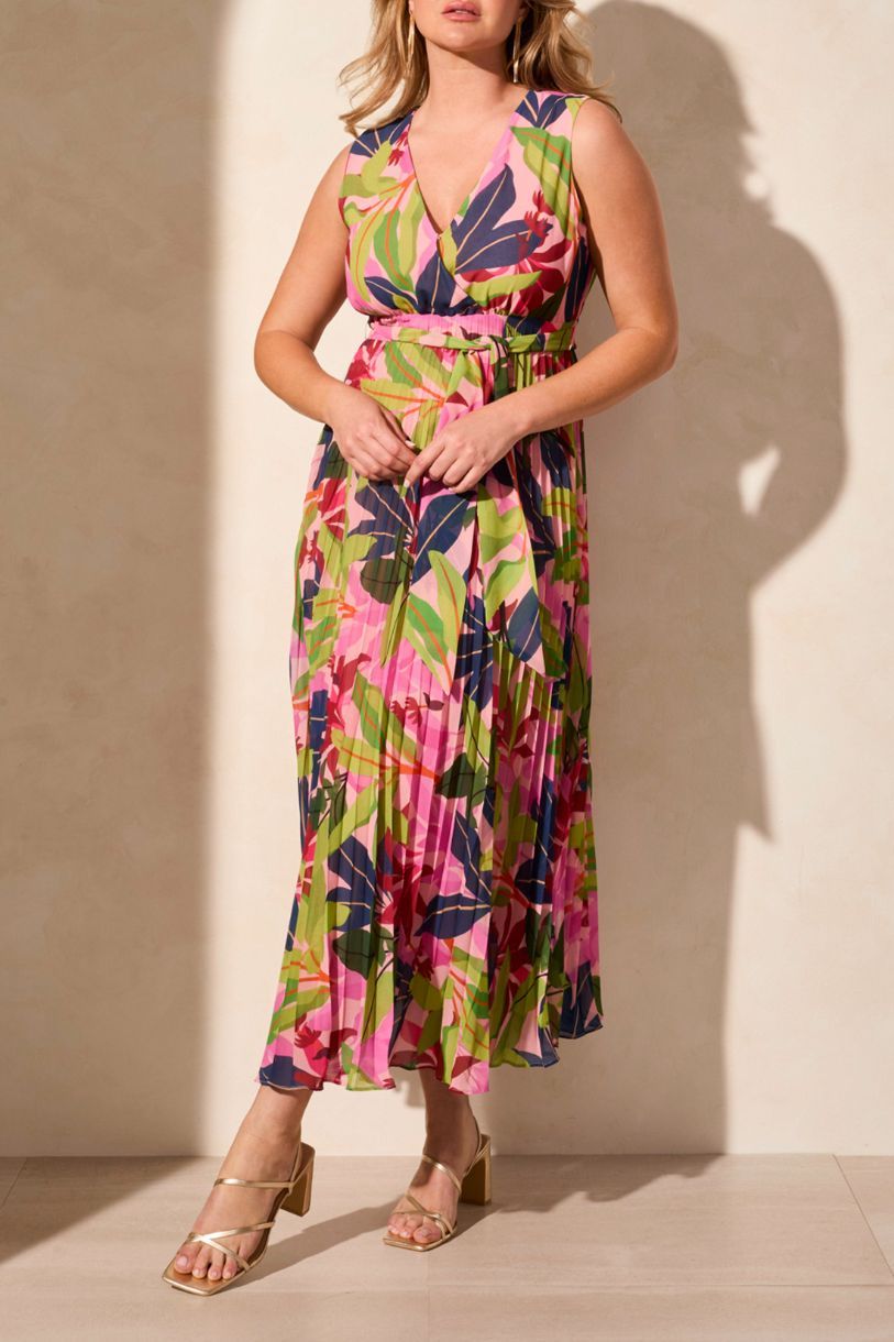 ROBE LONGUE DÉESSE TROPICALE