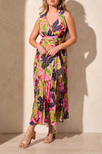 ROBE LONGUE DÉESSE TROPICALE