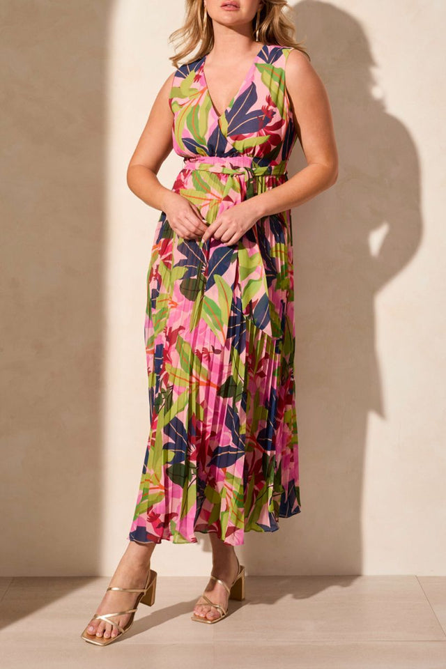 ROBE LONGUE DÉESSE TROPICALE