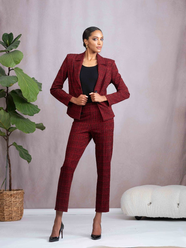 PANTALON ÉTROIT L'ÉCOSSAIS