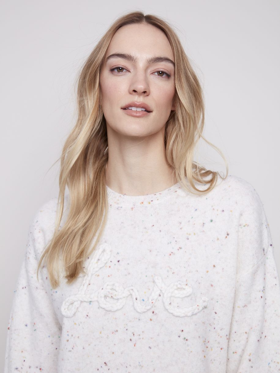 PULL LOVE ET CONFETTIS