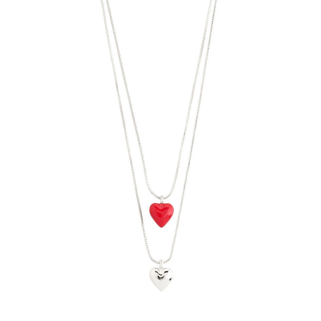 MAEVE COLLIER PENDENTIF COEUR 2 EN 1