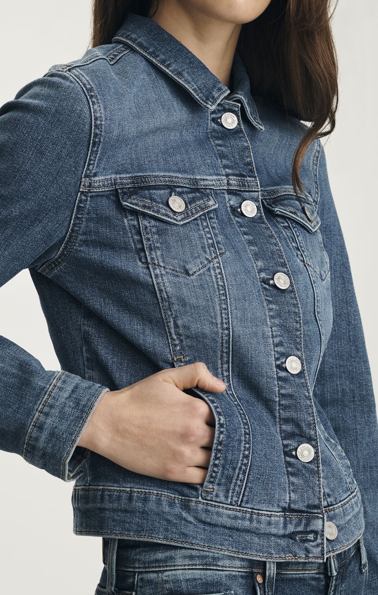 JACKET MAVI SAMANTHA DARK BRUSHED