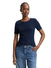T-SHIRT MON COEUR EN POINTELLE
