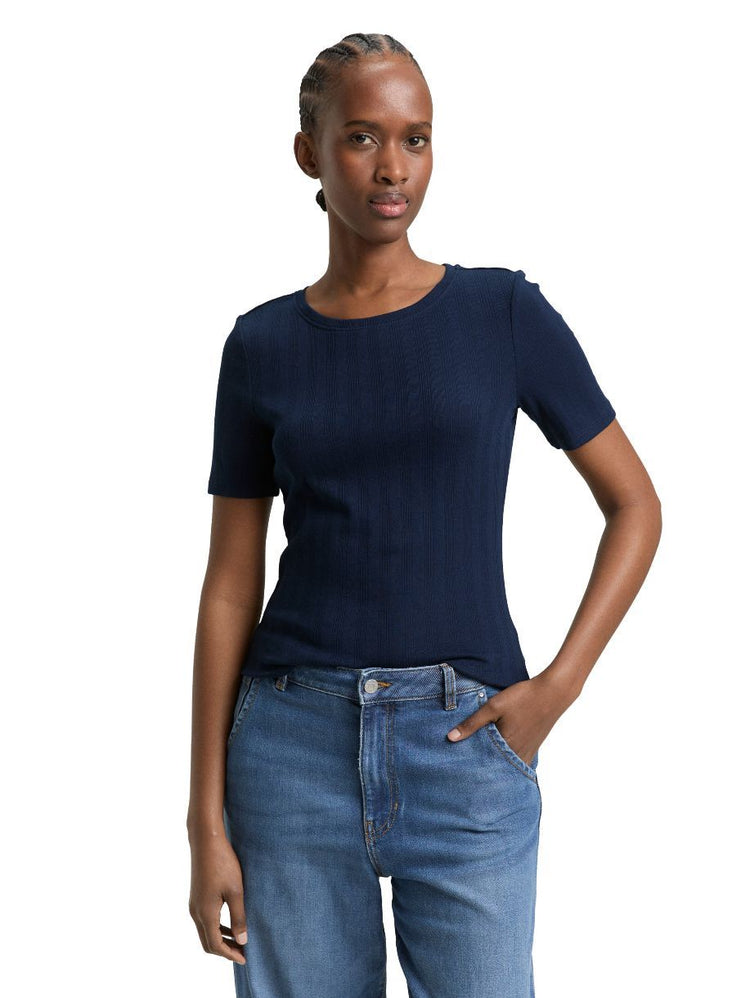 T-SHIRT MON COEUR EN POINTELLE