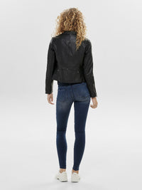 JACKET GEMMA FAUX CUIR BIKER