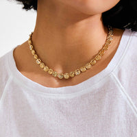 COLLIER FIRE PIÈCES ET CRISTAUX