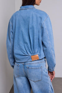 TRIBAL JACKET BUBBLE BLUE THREAD