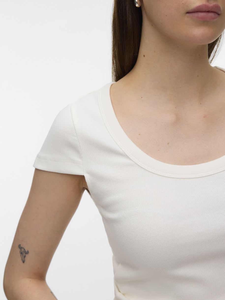 T-SHIRT CÔTELÉ CHLOÉ