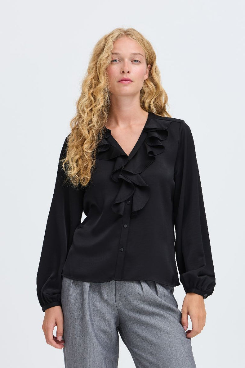 B.YOUNG CHEMISIER BYISA FLOUNCE