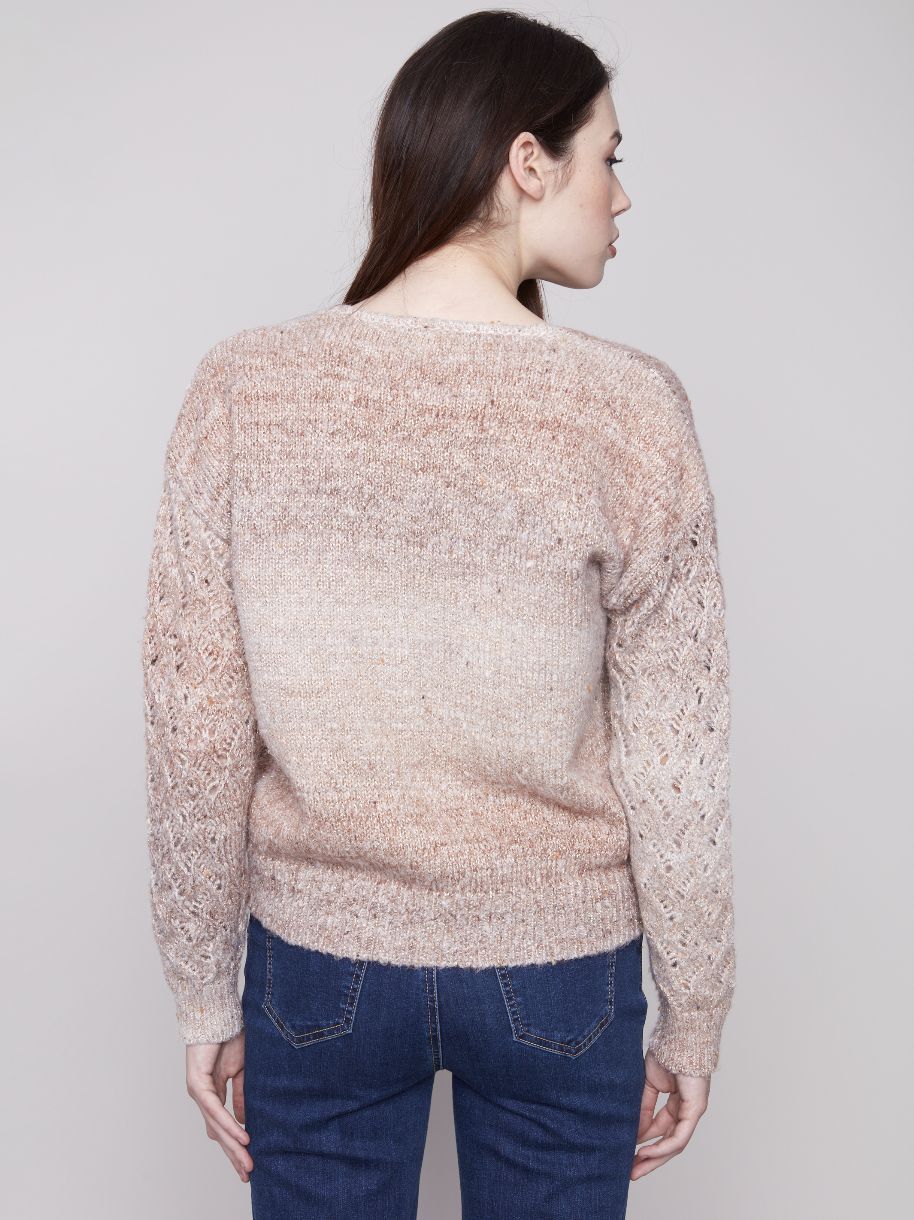PULL UNE TOUCHE MÉTALLIQUE