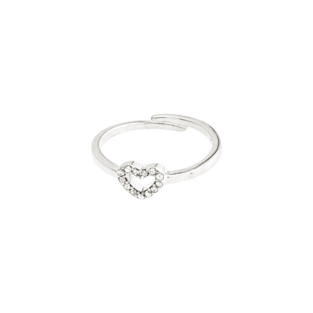 BAGUE RECYCLÉE COEUR BRILLANT LULU