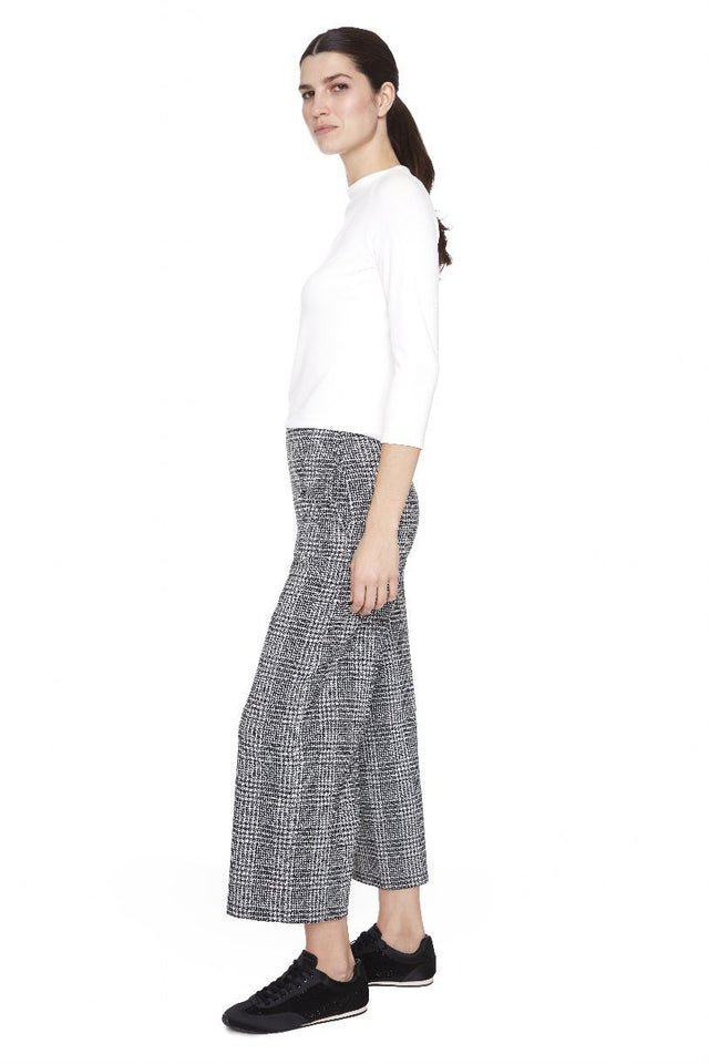 PANTALON LARGE UP ARTIC PLAID TECHNO