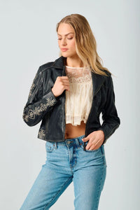MAURITIUS JACKET DE CUIR CORA RF
