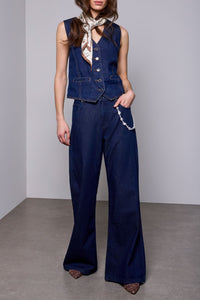 TRIBAL VESTE BLUE TREAD