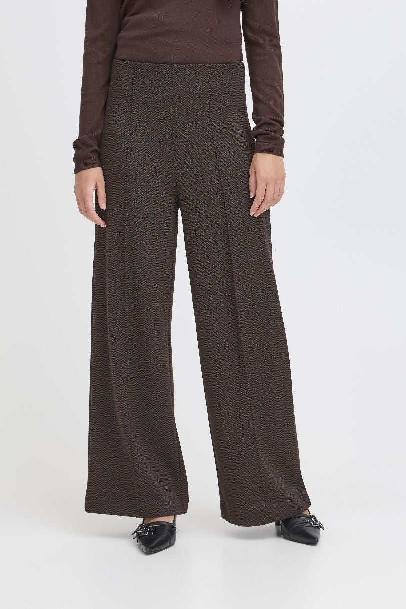 PANTALON LARGE KATE JACQUARD