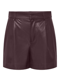 ONLY SHORT ONLSMOOTH HW FAUX CUIR