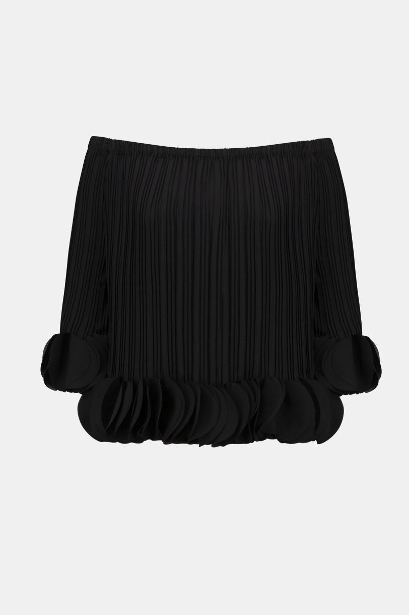 CHANDAIL PLISSÉ SOFISTIQUÉ