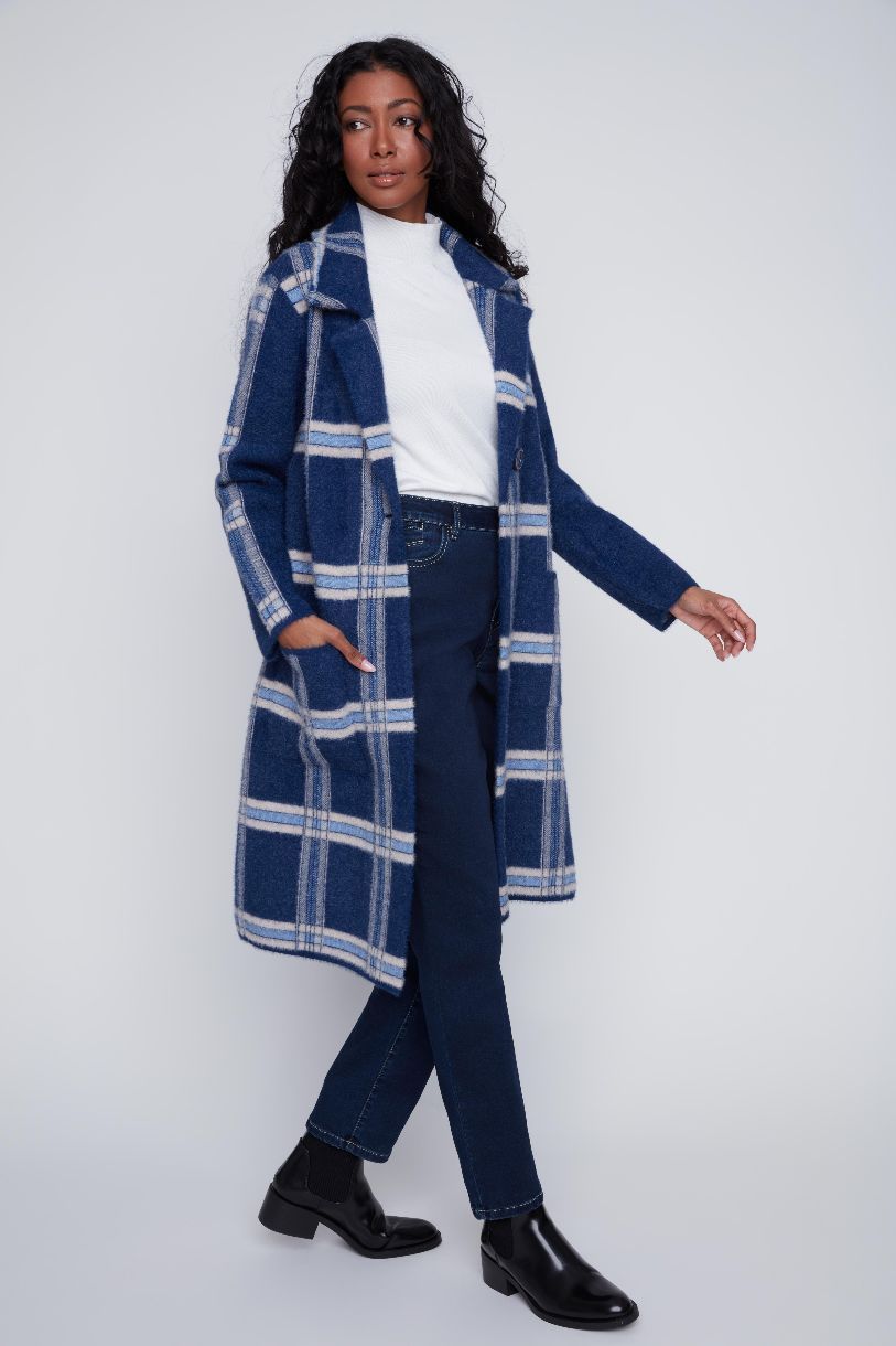 MANTEAU DES CARREAUX DANS LA NUIT