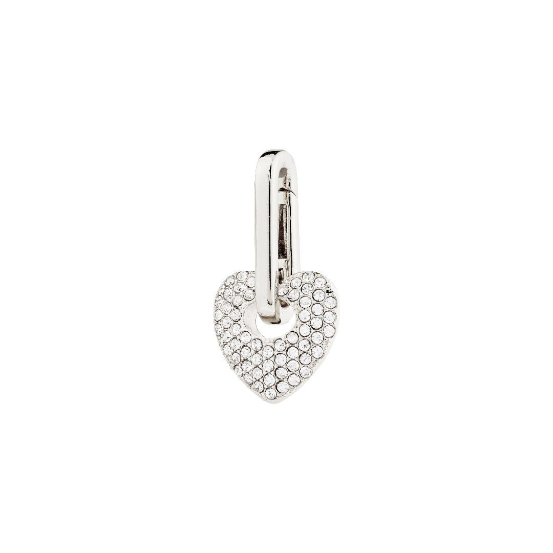 BRELOQUE PENDENTIF COEUR CRISTAL