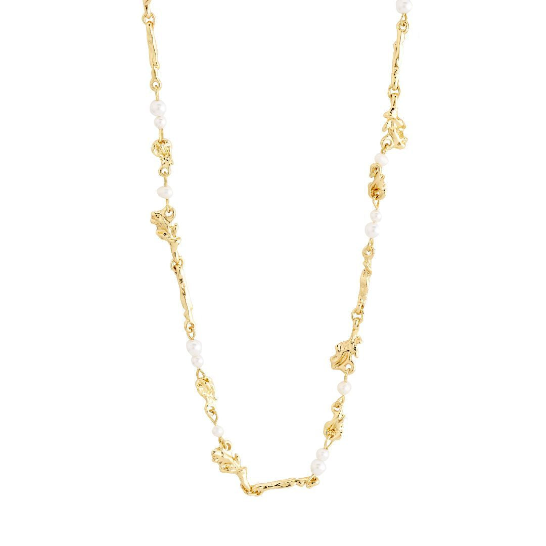 COLLIER PERLE D'EAU ET VERRE ET SLOAN