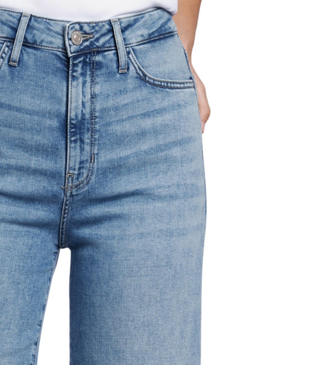 JEANS GUESS BELLFLOWER CROP WIDE