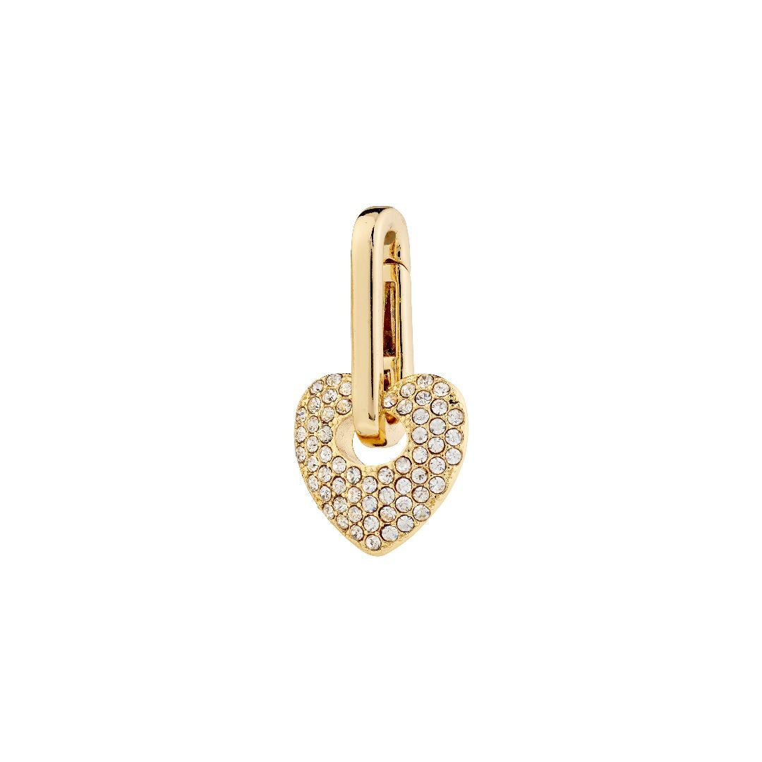 BRELOQUE PENDENTIF COEUR CRISTAL