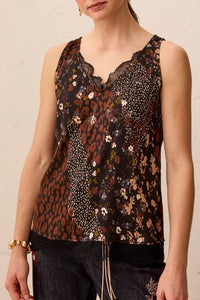 TRIBAL CAMISOLE À DENTELLE