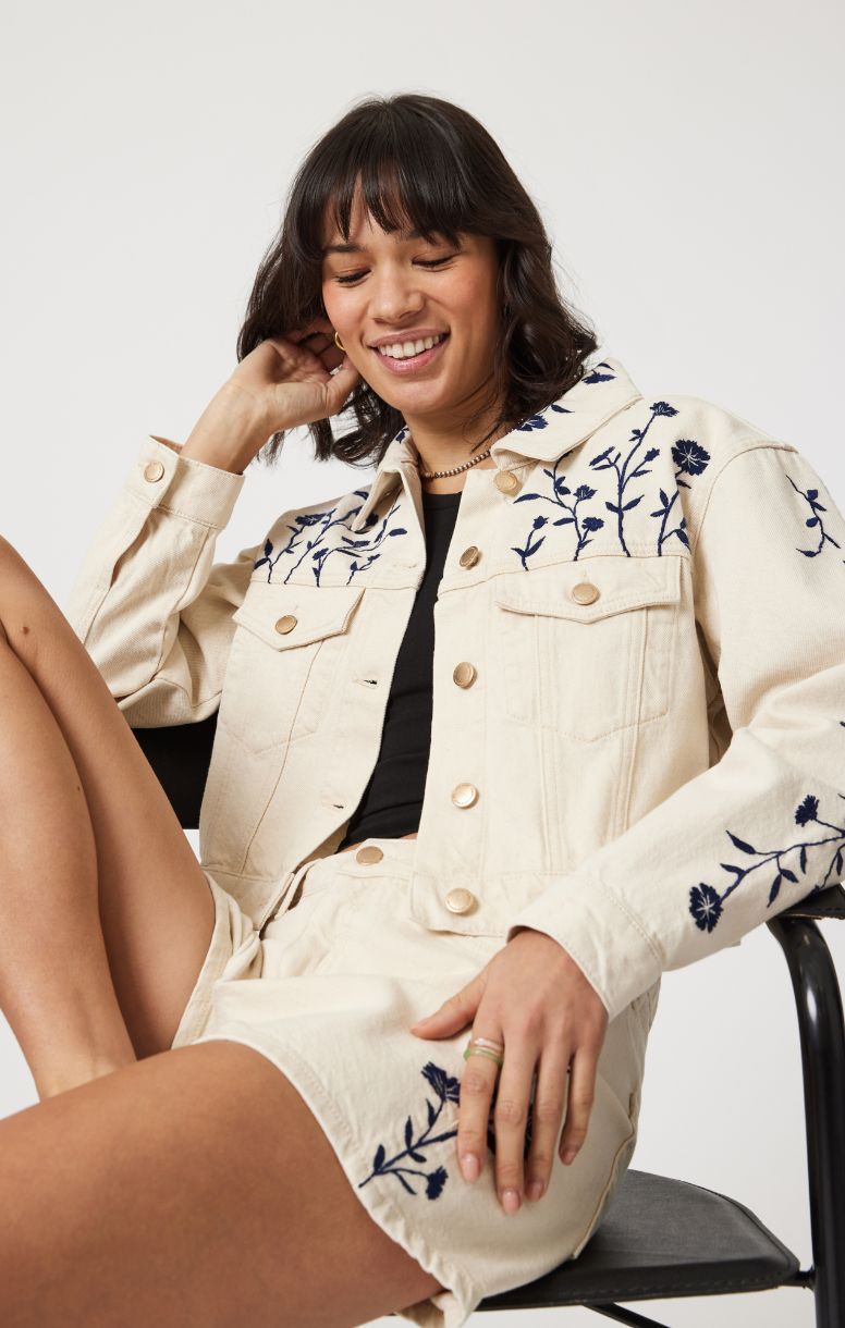 JACKET DE JEANS FLOWER & HARMONY