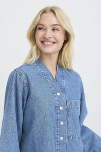 JACKET DE JEANS KACILA TOMBER À PLAT