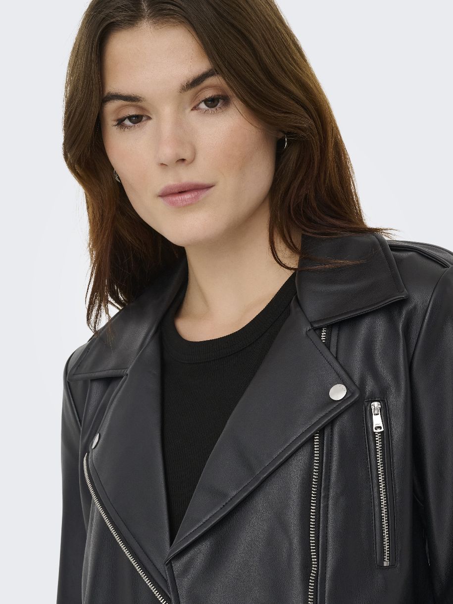 JACKET BIKER CARMEN FAUX CUIR