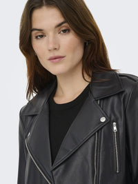 JACKET BIKER CARMEN FAUX CUIR
