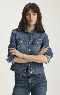 JACKET MAVI SAMANTHA DARK BRUSHED