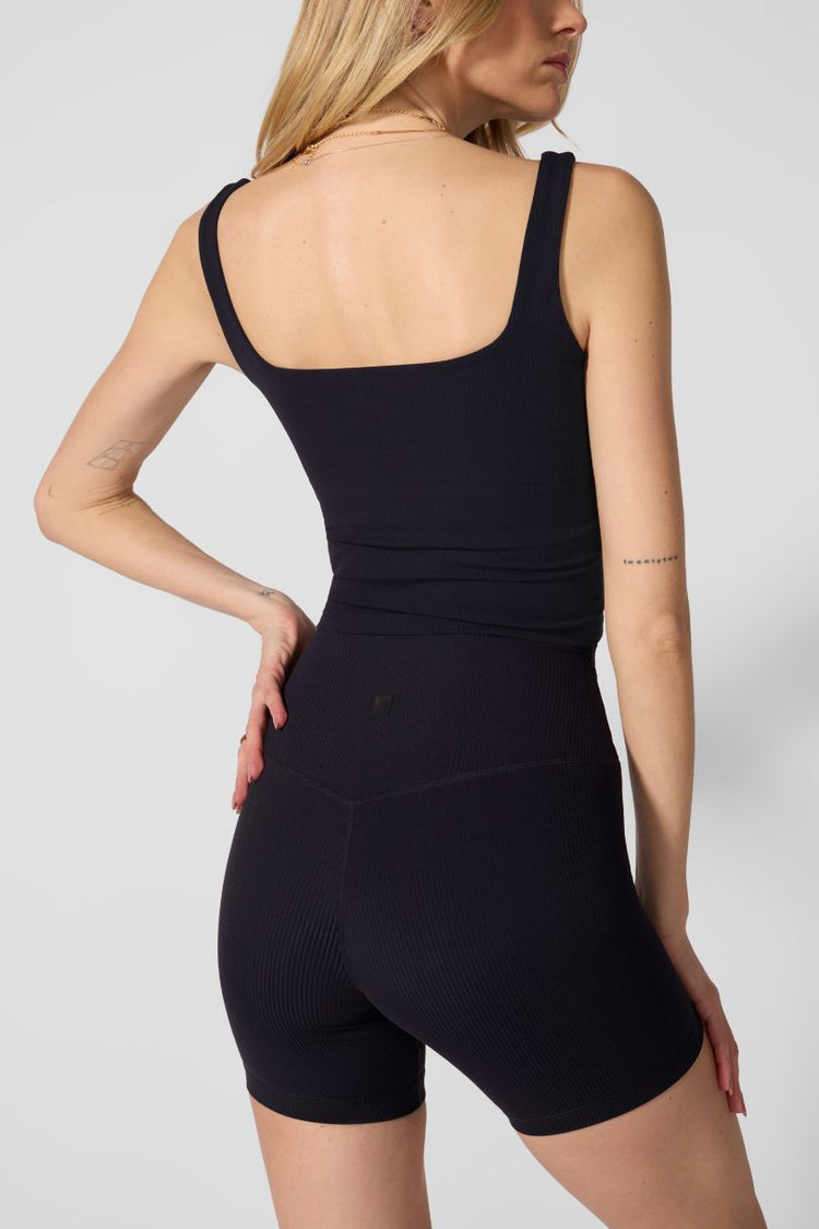 RIBBED CROP TANK