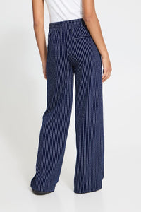 ICHI PANTALON IHMANSE STRIPE