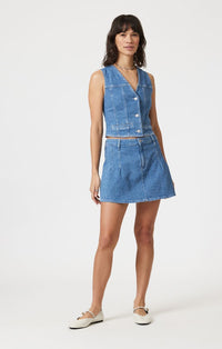 JUPE DE JEANS SUMMER BLUE STRIPE
