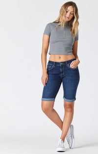 SHORT DE JEANS KARLY FEATHER BLUE