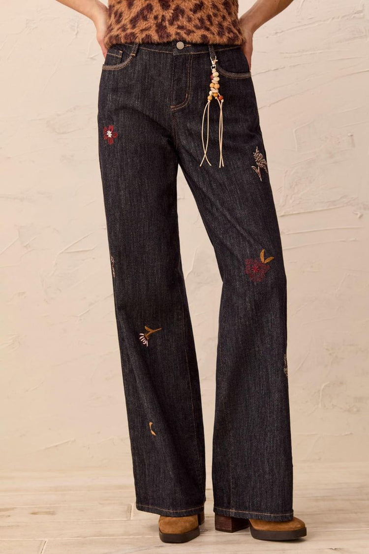 TRIBAL JEANS EMBROIDERED
